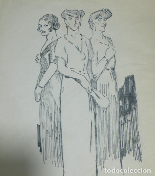Arte: DIBUJO ORIGINAL A TINTA - Foto 2