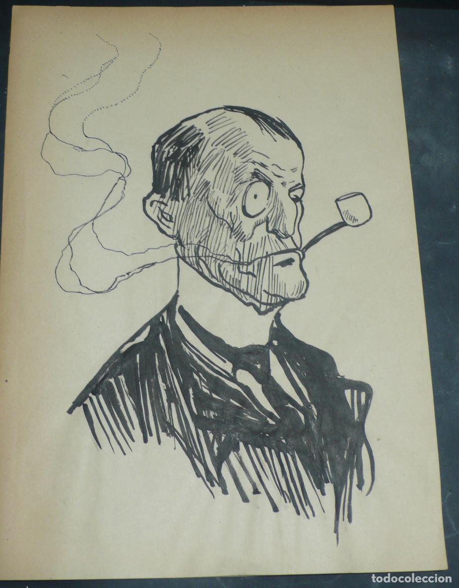 Arte: DIBUJO ORIGINAL A TINTA - Foto 1