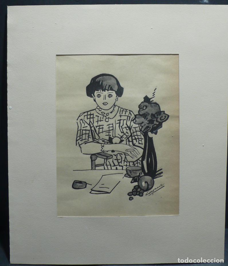 Arte: DIBUJO ORIGINAL A TINTA - Foto 1