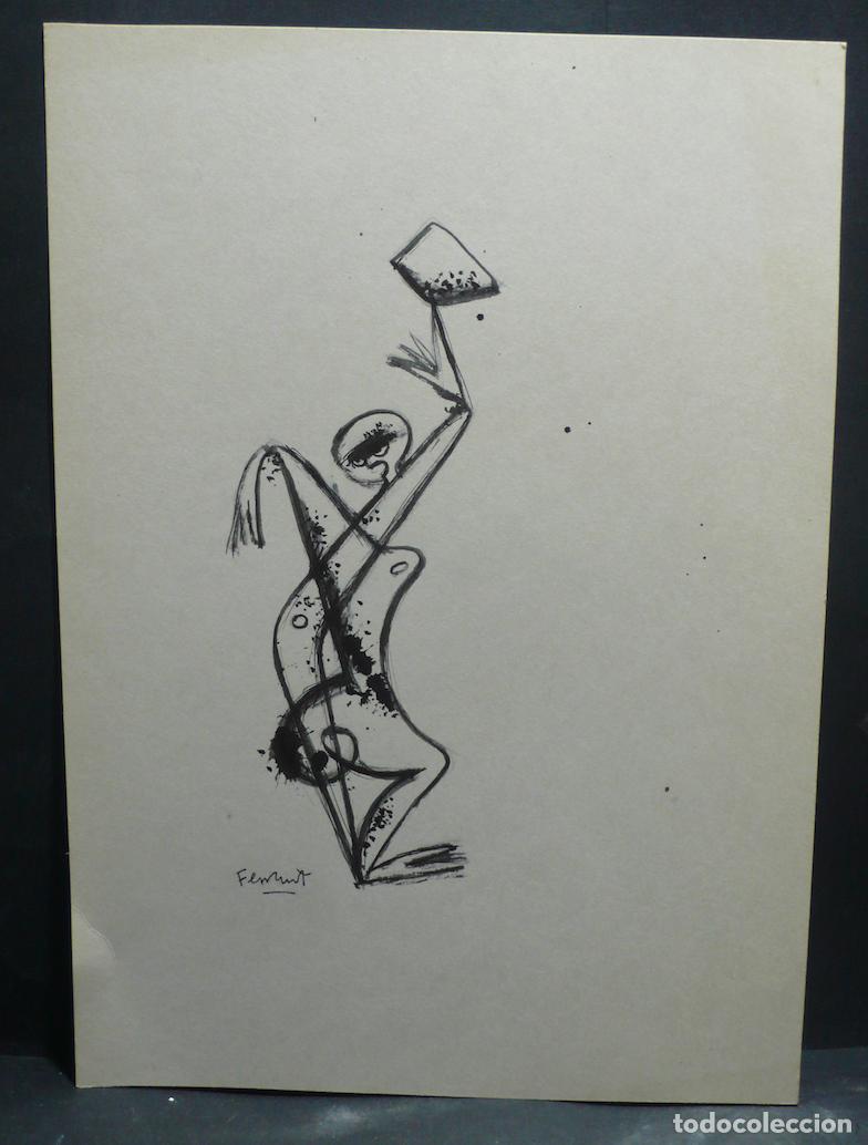 Arte: DIBUJO ORIGINAL A TINTA - Foto 1