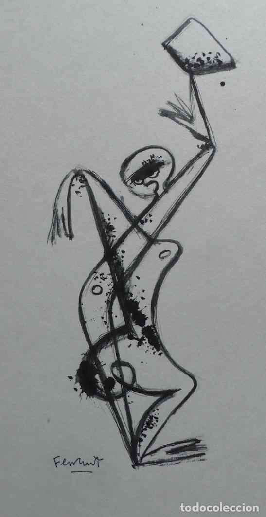 Arte: DIBUJO ORIGINAL A TINTA - Foto 2