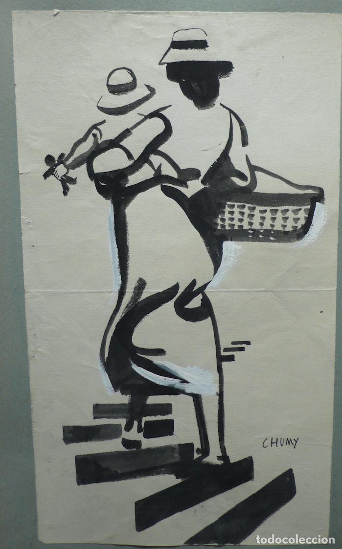 Arte: DIBUJO ORIGINAL A TINTA - Foto 2