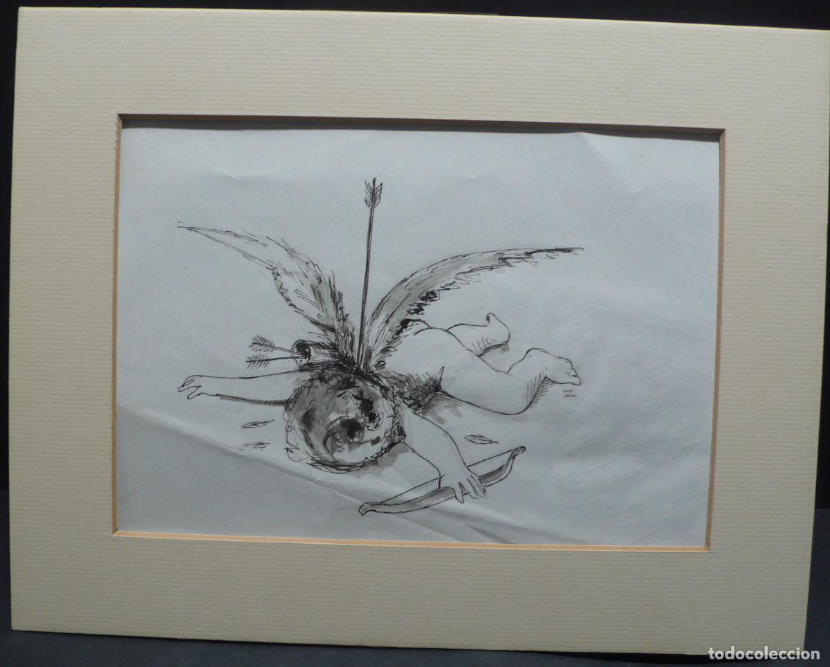 Arte: DIBUJO ORIGINAL A TINTA - Foto 1