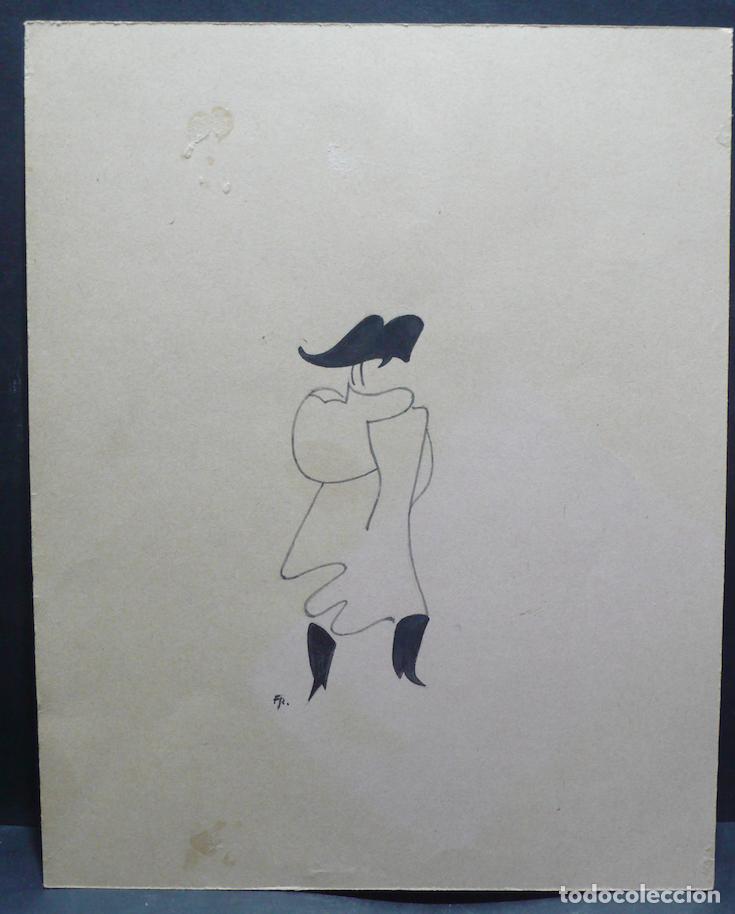 Arte: DIBUJO ORIGINAL A TINTA - Foto 1