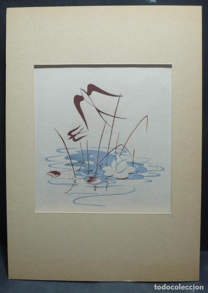 Arte: DIBUJO ORIGINAL ACUARELA - Foto 1
