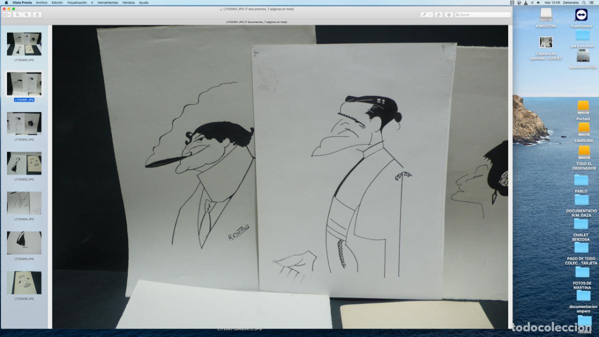 Arte: DIBUJO ORIGINAL A TINTA - Foto 2
