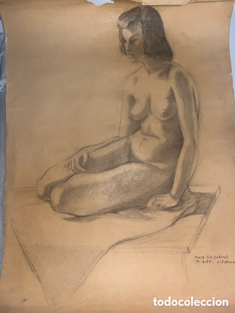 Art: Dibujo de Mary Sol Cebral de Rojas (1951)