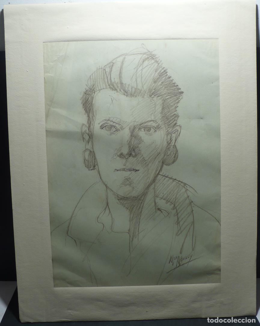 Arte: DIBUJO ORIGINAL A LAPICERO - Foto 1