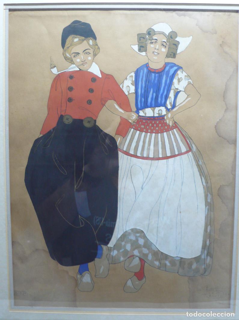 Arte: DIBUJO ORIGINAL TEMPERAS - Foto 2