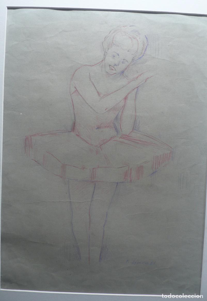Arte: DIBUJO ORIGINAL A LAPICERO - Foto 2