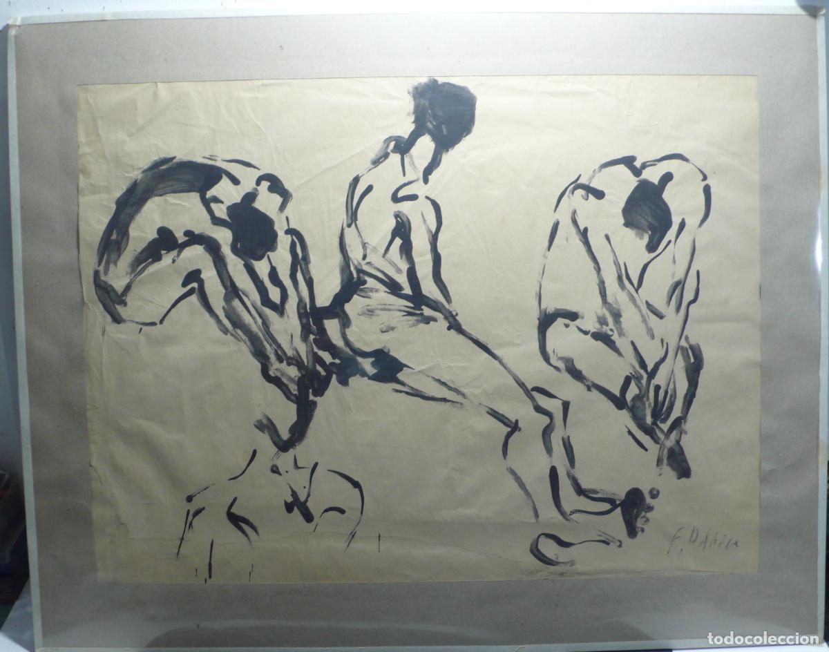 Arte: DIBUJO ORIGINAL A TINTA - Foto 1