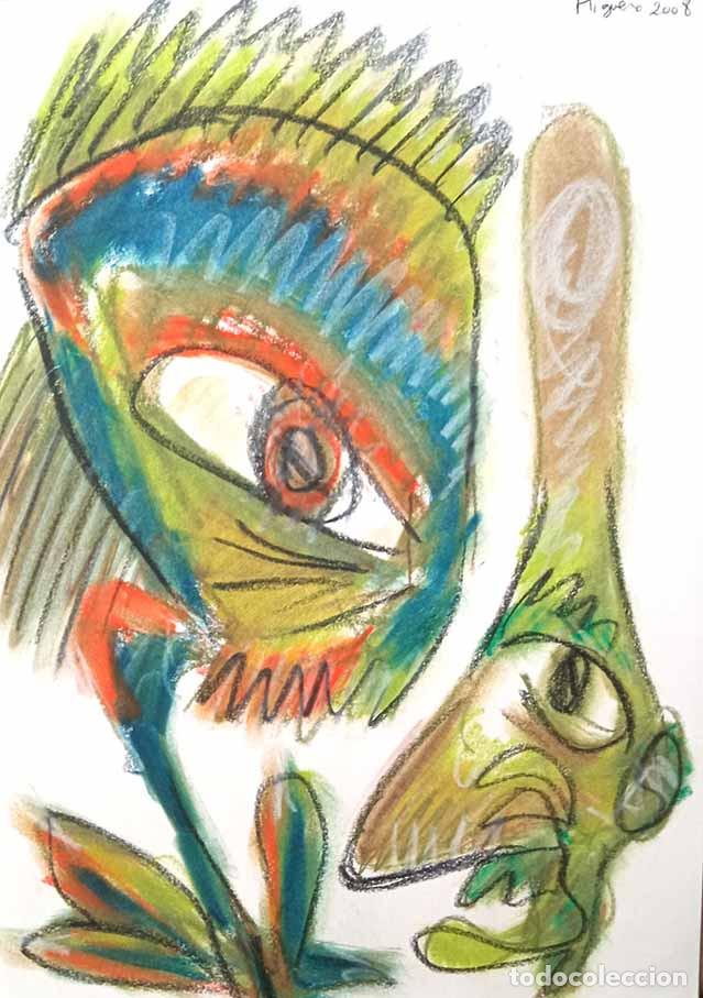 Art: Dibujo titulado ENTRE DOS, de Higuero-Arte Contempor&aacute;neo