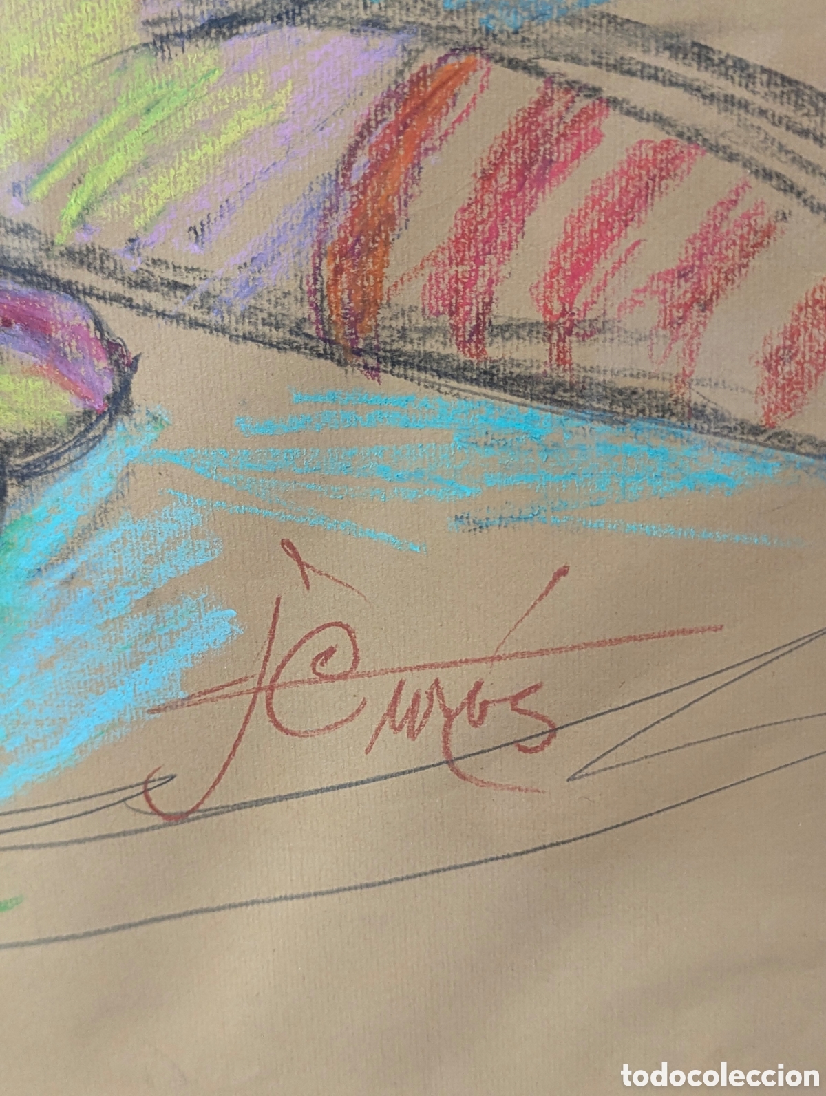 Arte: CUADRO PASTEL. ADOLESCENTE - Foto 3