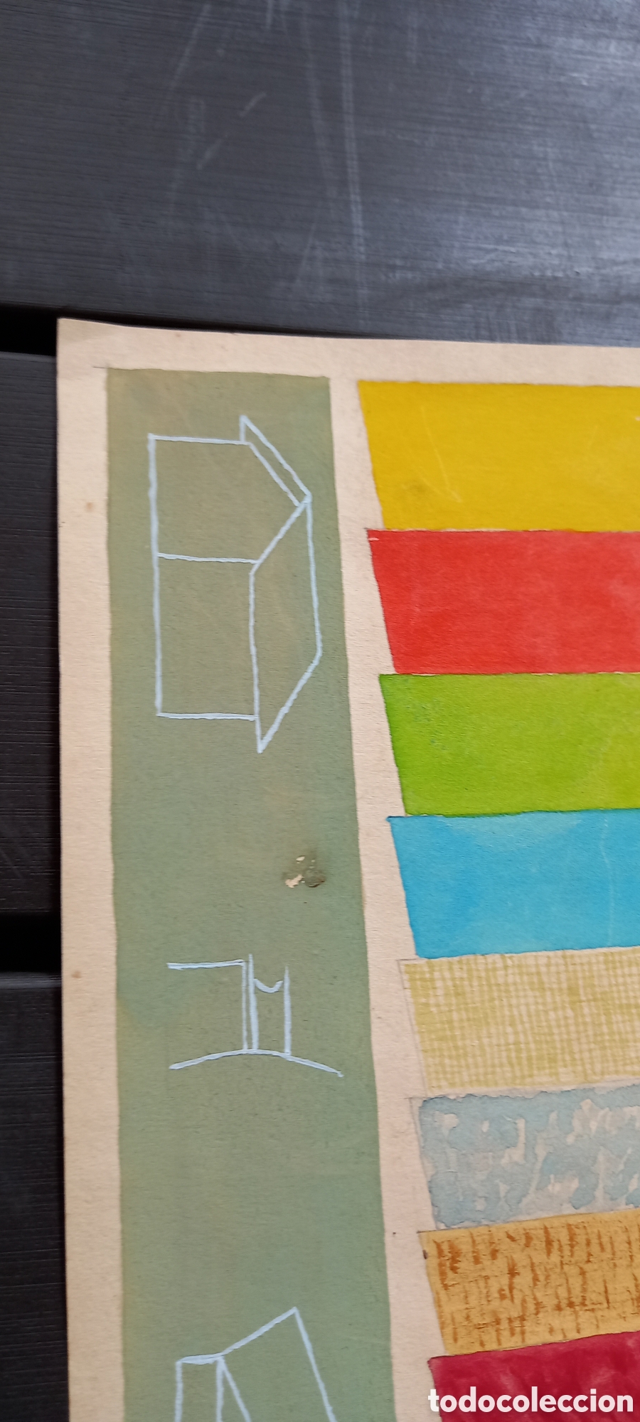 Arte: A IDENTIFICAR ANTIGUO DIBUJO - Foto 4
