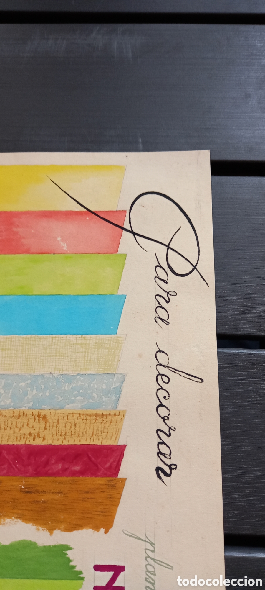Arte: A IDENTIFICAR ANTIGUO DIBUJO - Foto 5
