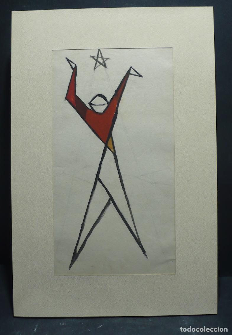 Arte: DIBUJO ORIGINAL A TEMPERAS - Foto 1