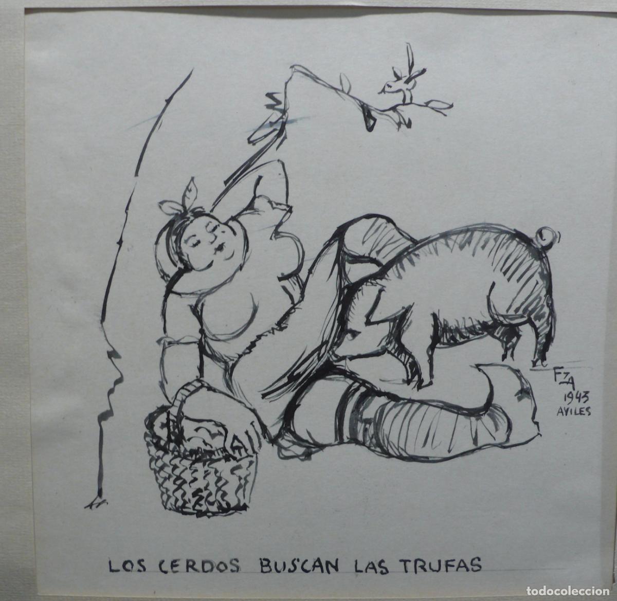 Arte: DIBUJO ORIGINAL A TINTA - Foto 2