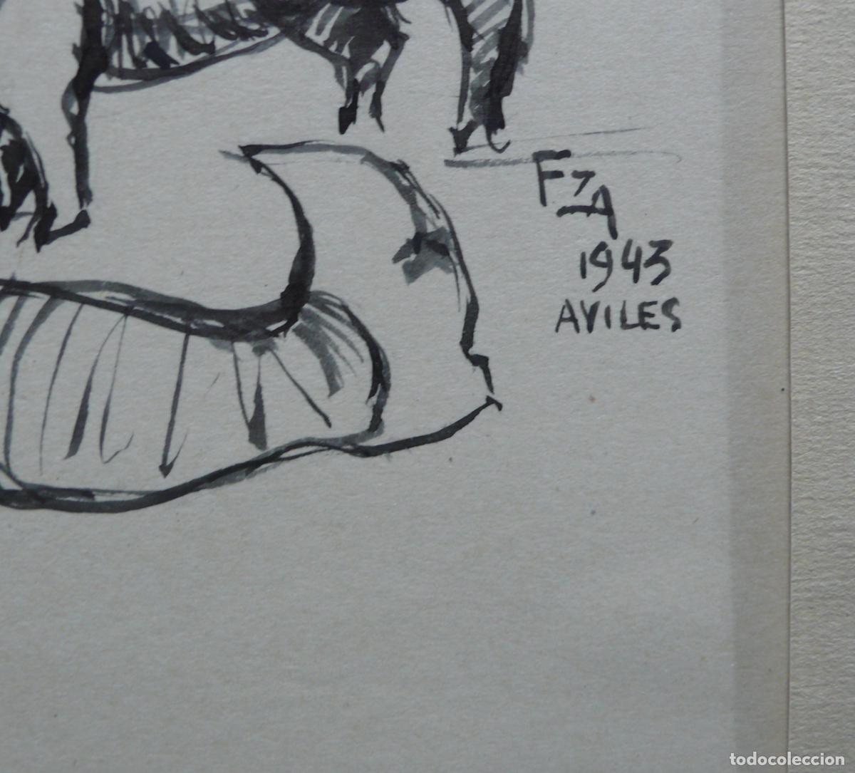 Arte: DIBUJO ORIGINAL A TINTA - Foto 3