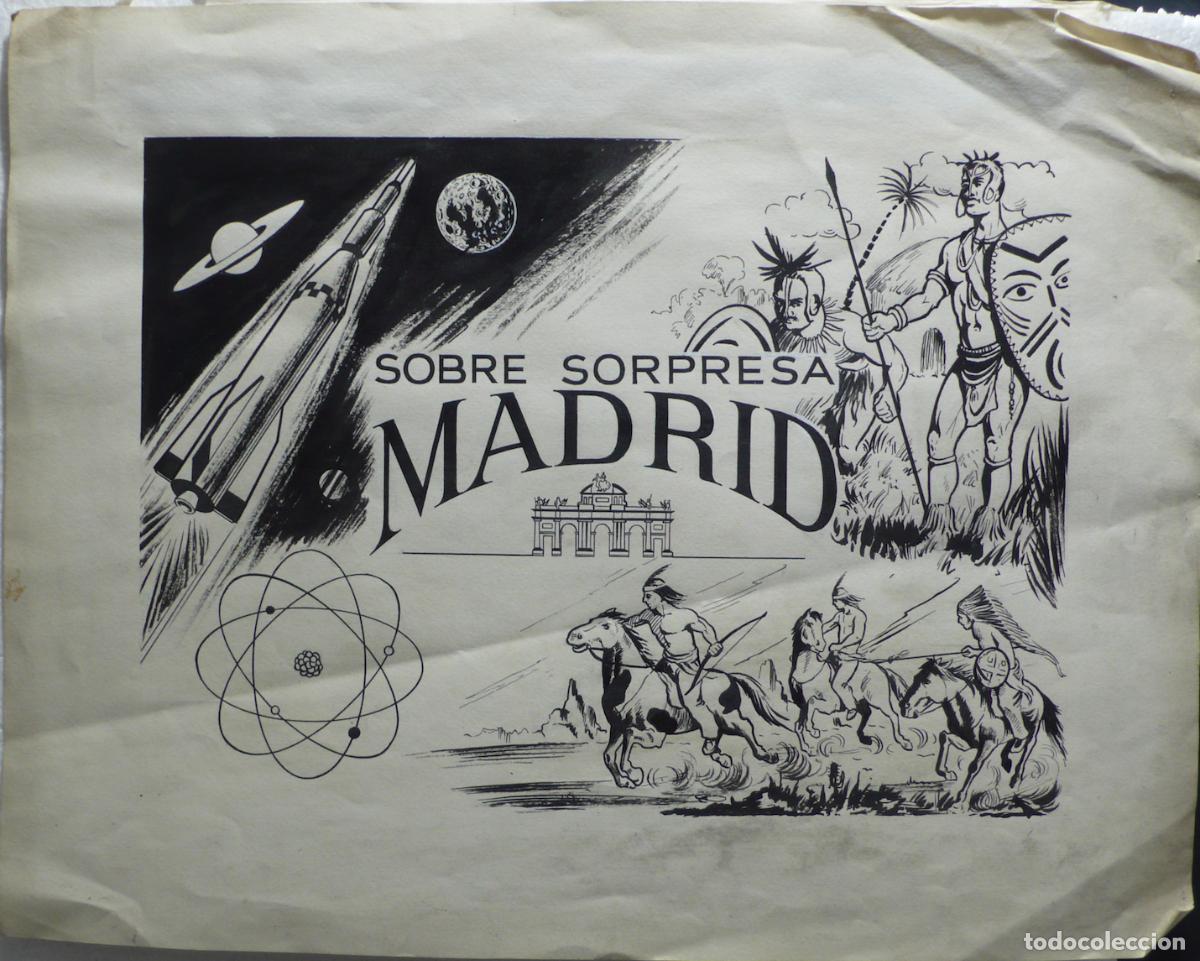 Arte: DIBUJO ORIGINAL A TINTA - Foto 1