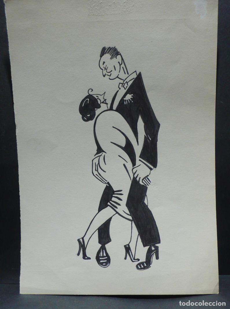 Arte: DIBUJO ORIGINAL A TINTA - Foto 1