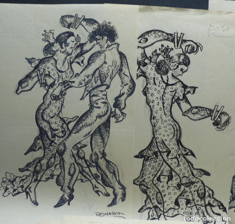 Arte: DIBUJO ORIGINAL A TINTA - Foto 3