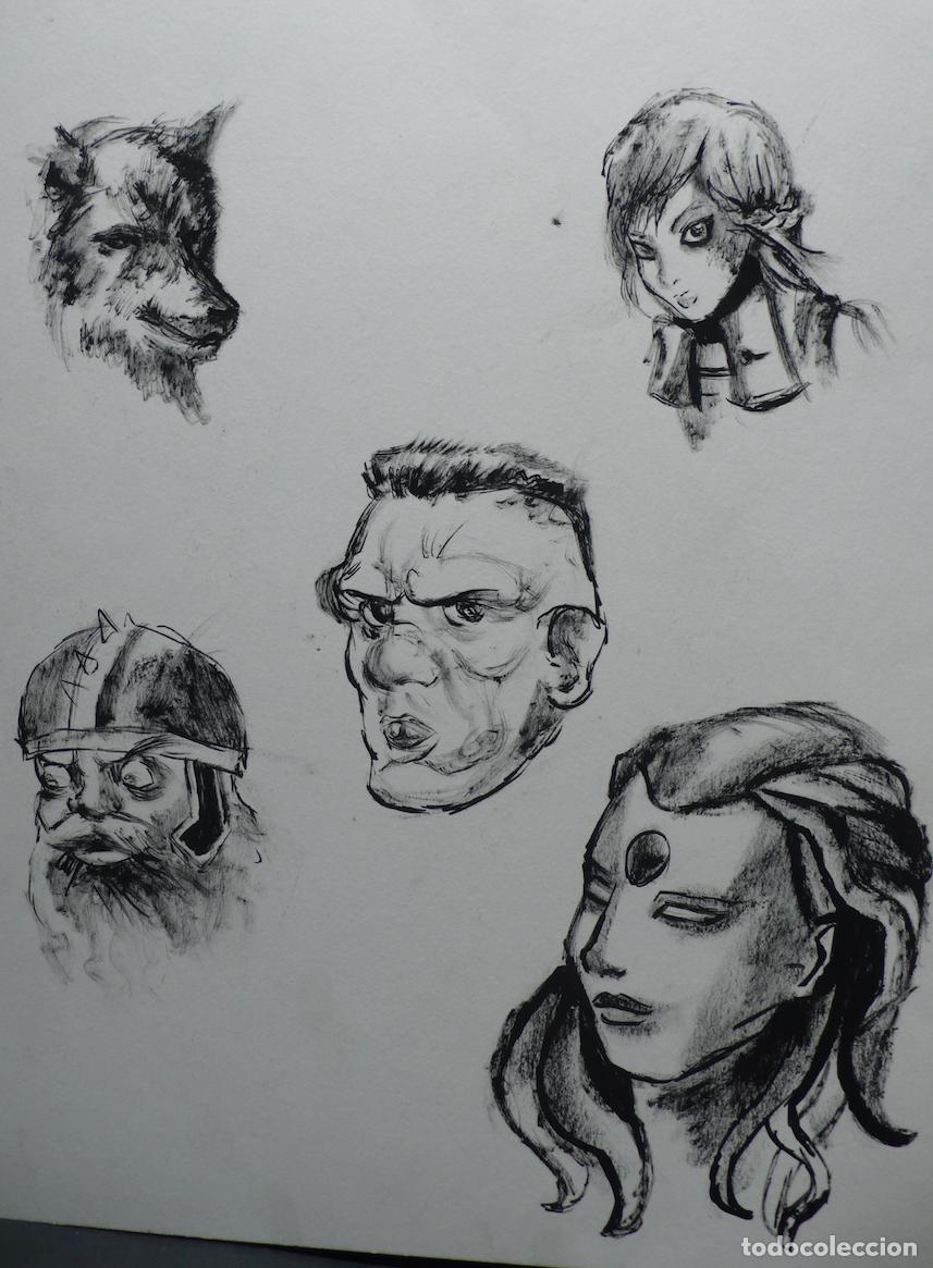 Arte: DIBUJO ORIGINAL A TINTA - Foto 2