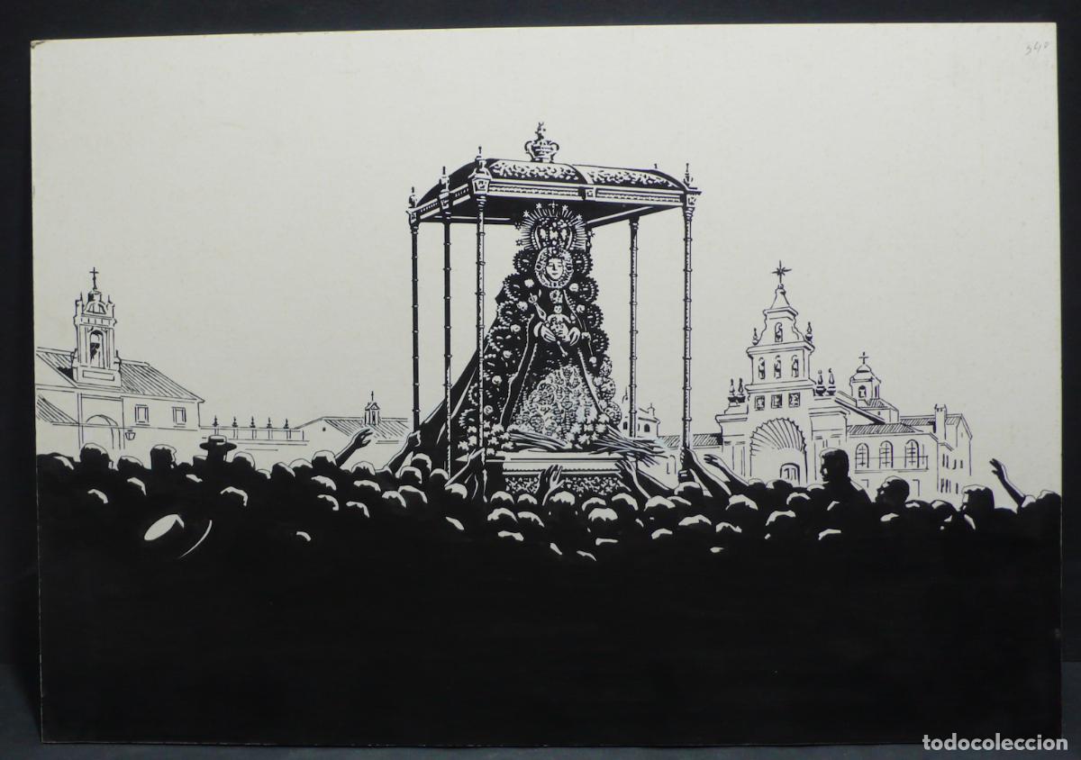 Arte: DIBUJO ORIGINAL A TINTA - Foto 1