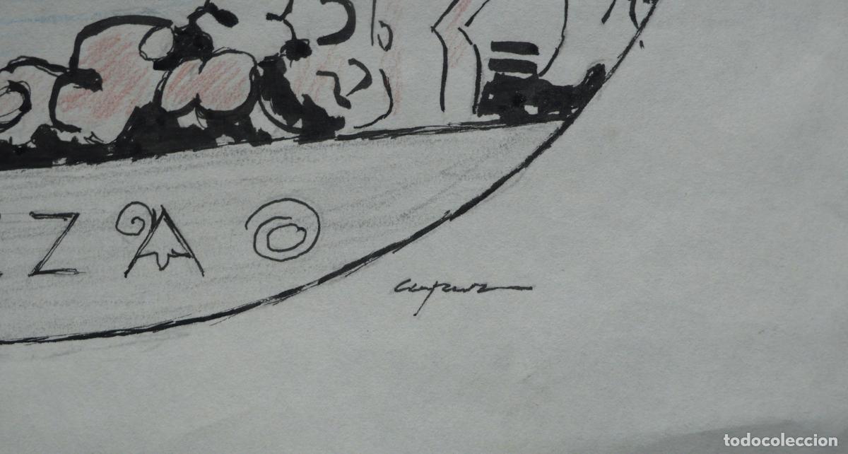 Arte: DIBUJO ORIGINAL A TINTA - Foto 3
