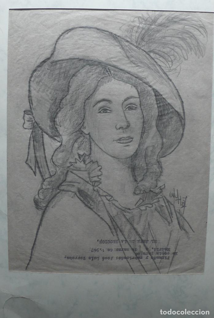 Arte: DIBUJO ORIGINAL A LAPICERO - Foto 8