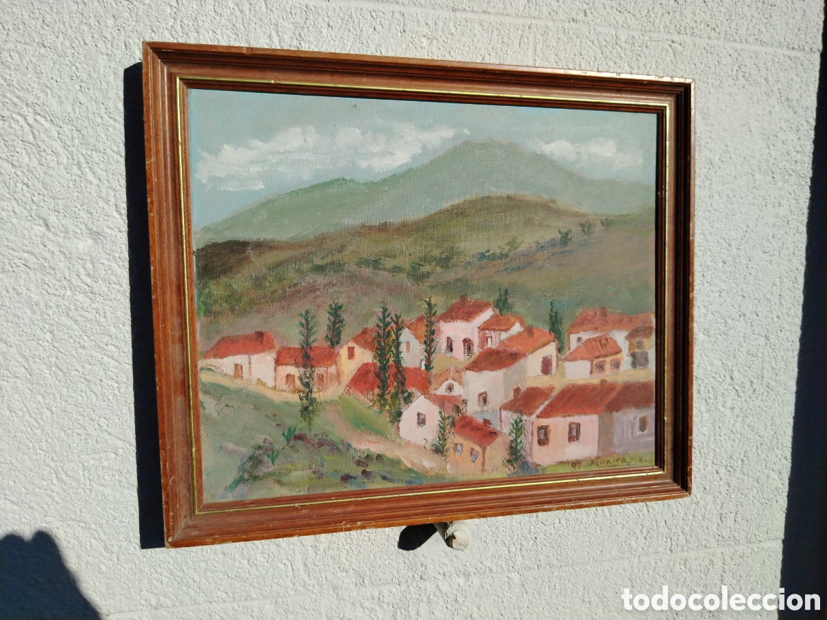 Arte: Cuadro aldea gallega - Foto 1