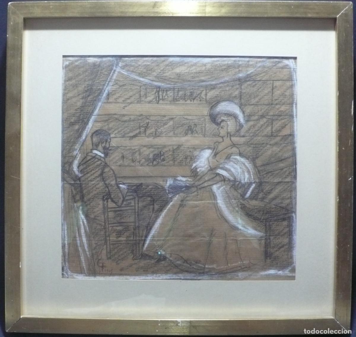 Arte: DIBUJO ORIGINAL A LAPICERO - Foto 1
