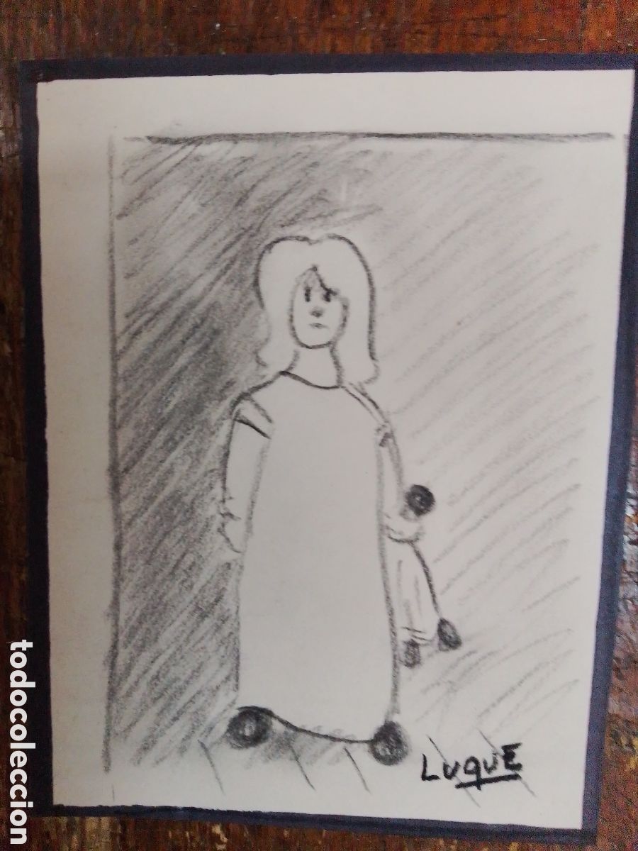 Arte: DIBUJO DE LUQUE ORIGINAL. - Foto 1