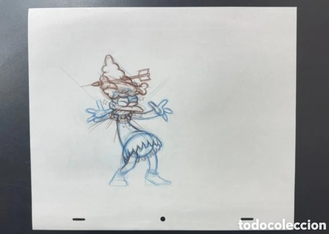 Arte: Dibujo original de animaci&oacute;n &ndash; Sideshow Mel (Los Simpsons) - Foto 2