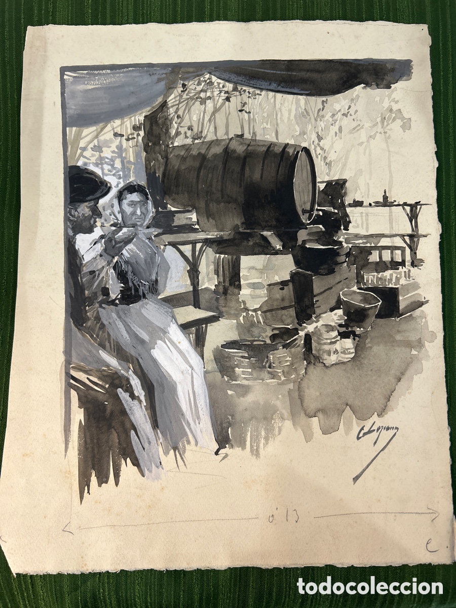 Arte: Dibujo original Lezcano - Foto 1
