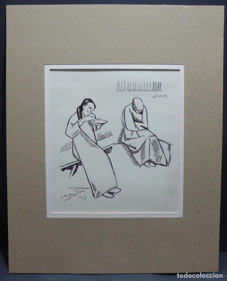 Arte: DIBUJO ORIGINAL A TINTA - Foto 1