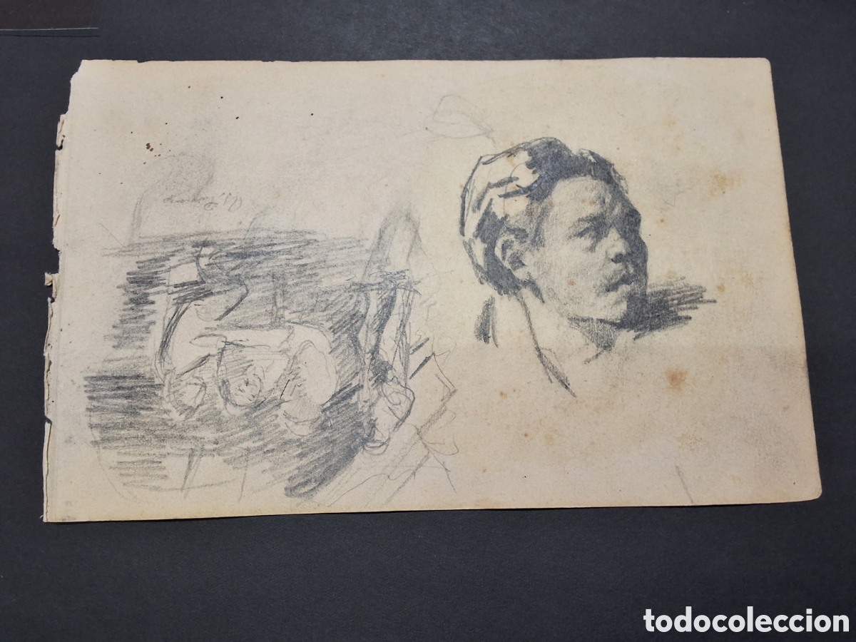 Arte: Ignacio Pinazo. Apuntes. - Foto 4