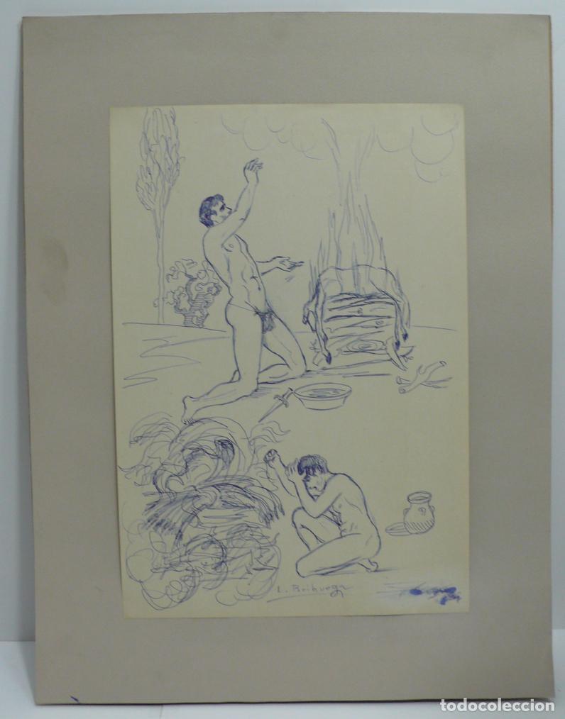 Arte: DIBUJO ORIGINAL A TINTA - Foto 1