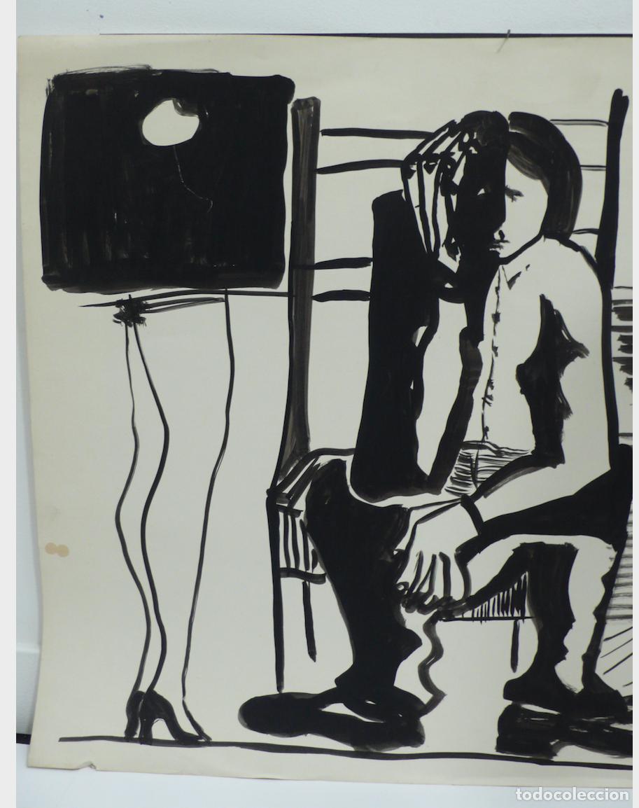 Arte: DIBUJO ORIGINAL A TINTA - Foto 2