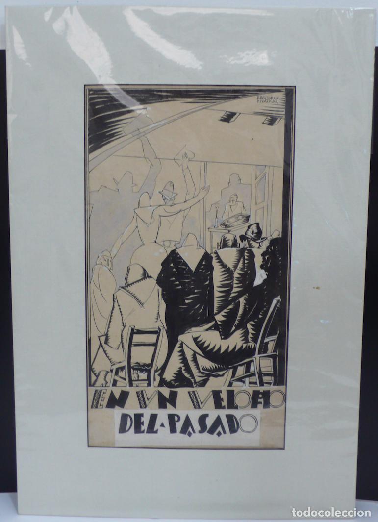 Arte: DIBUJO ORIGINAL A TINTA - Foto 1