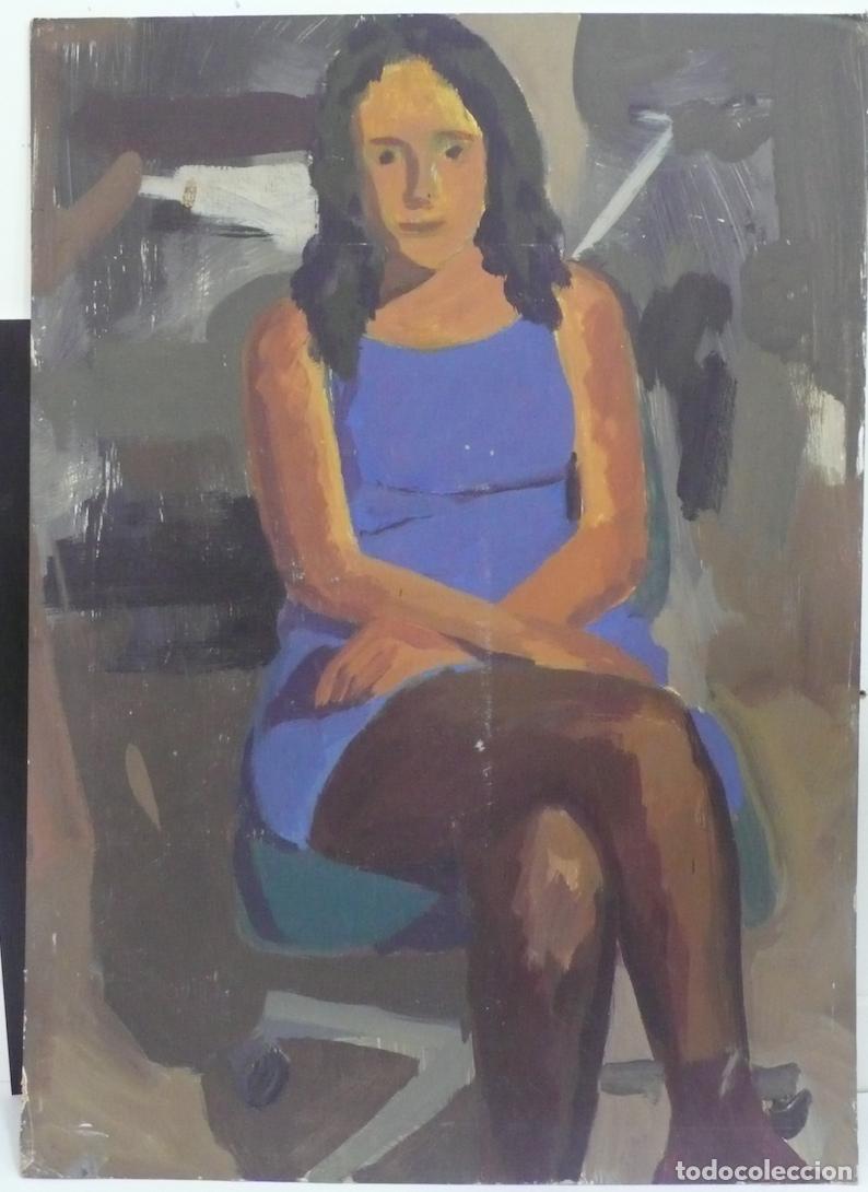 Arte: DIBUJO DE MUJER ACRILICO - Foto 1