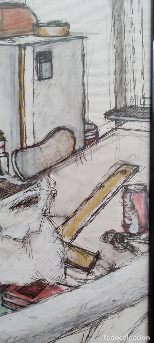 Arte: Dibujo a tinta Bodeg&oacute;n cocina - Foto 2