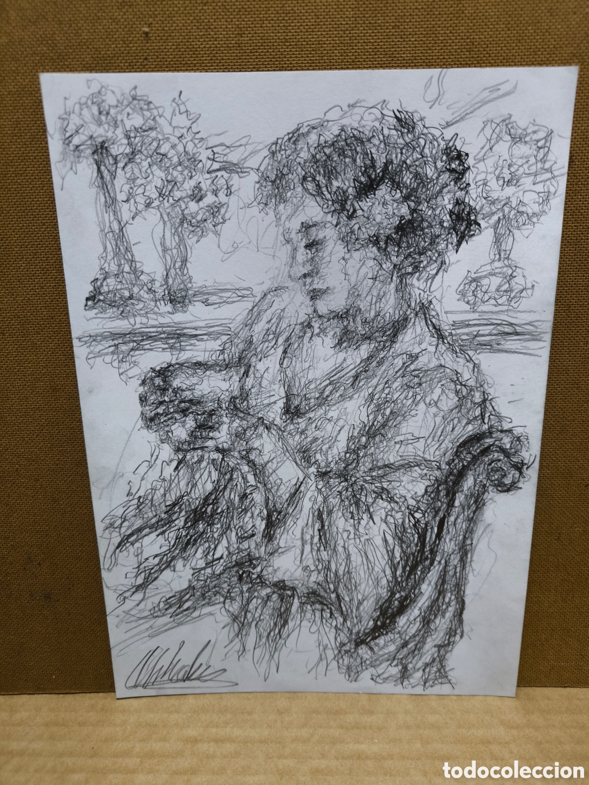 Arte: Dibujo Te de la tarde original - Foto 1