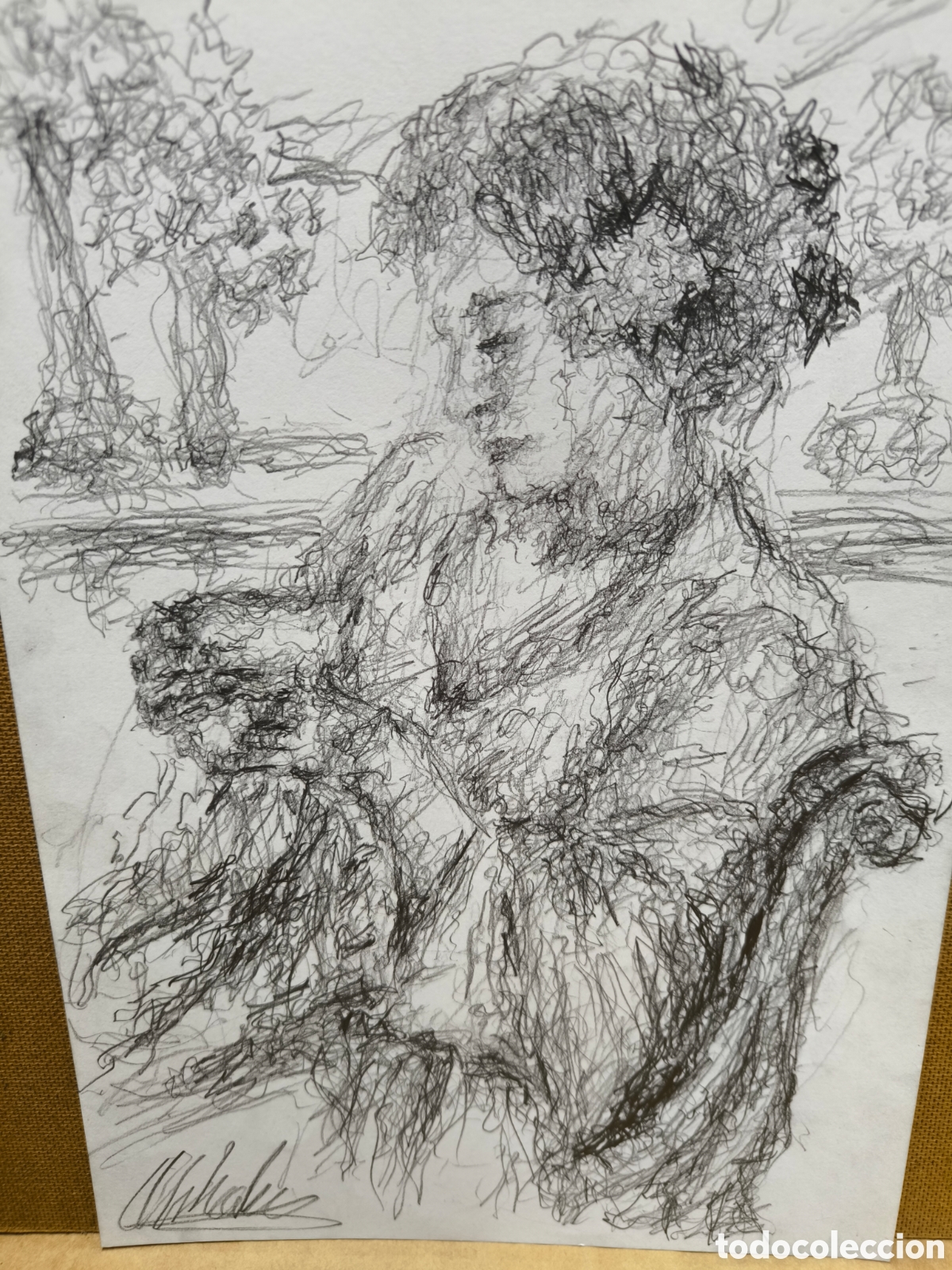 Arte: Dibujo Te de la tarde original - Foto 2