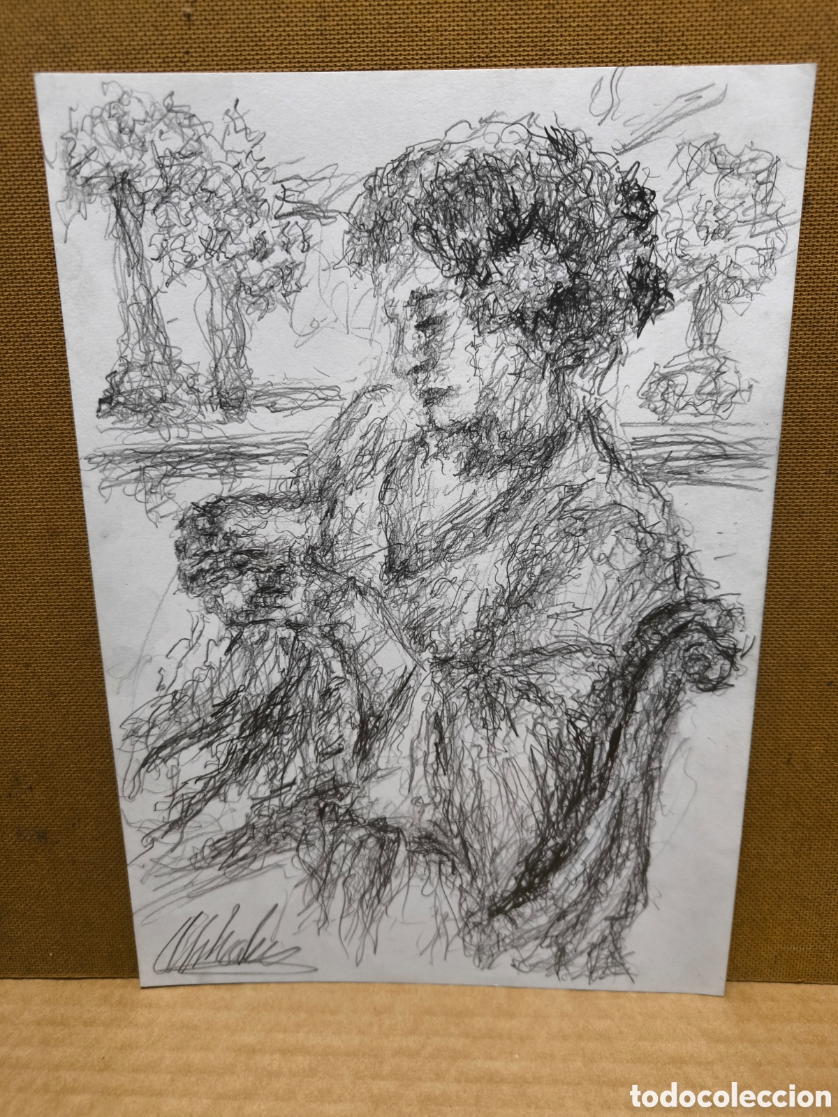 Arte: Dibujo Te de la tarde original - Foto 3