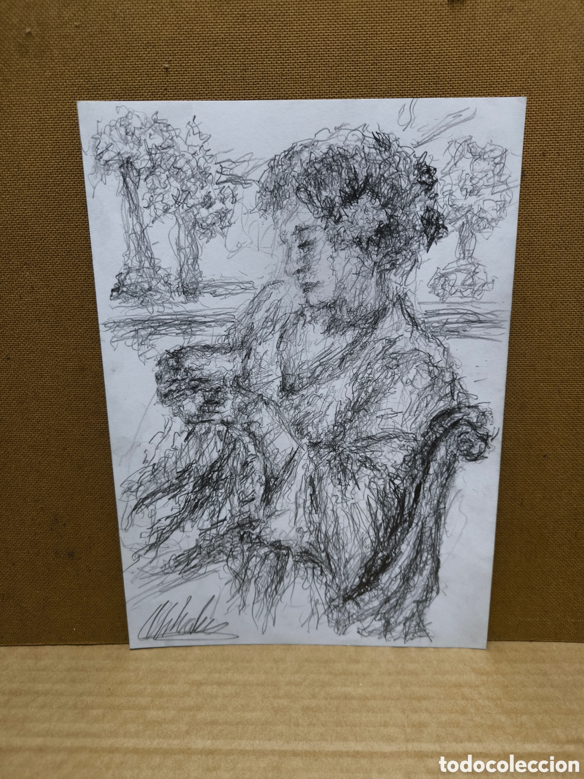 Arte: Dibujo Te de la tarde original - Foto 4