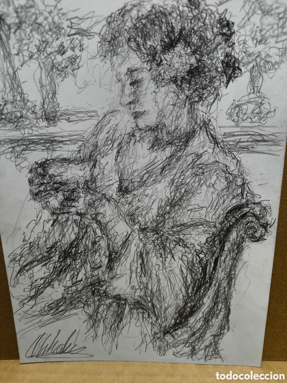 Arte: Dibujo Te de la tarde original - Foto 6