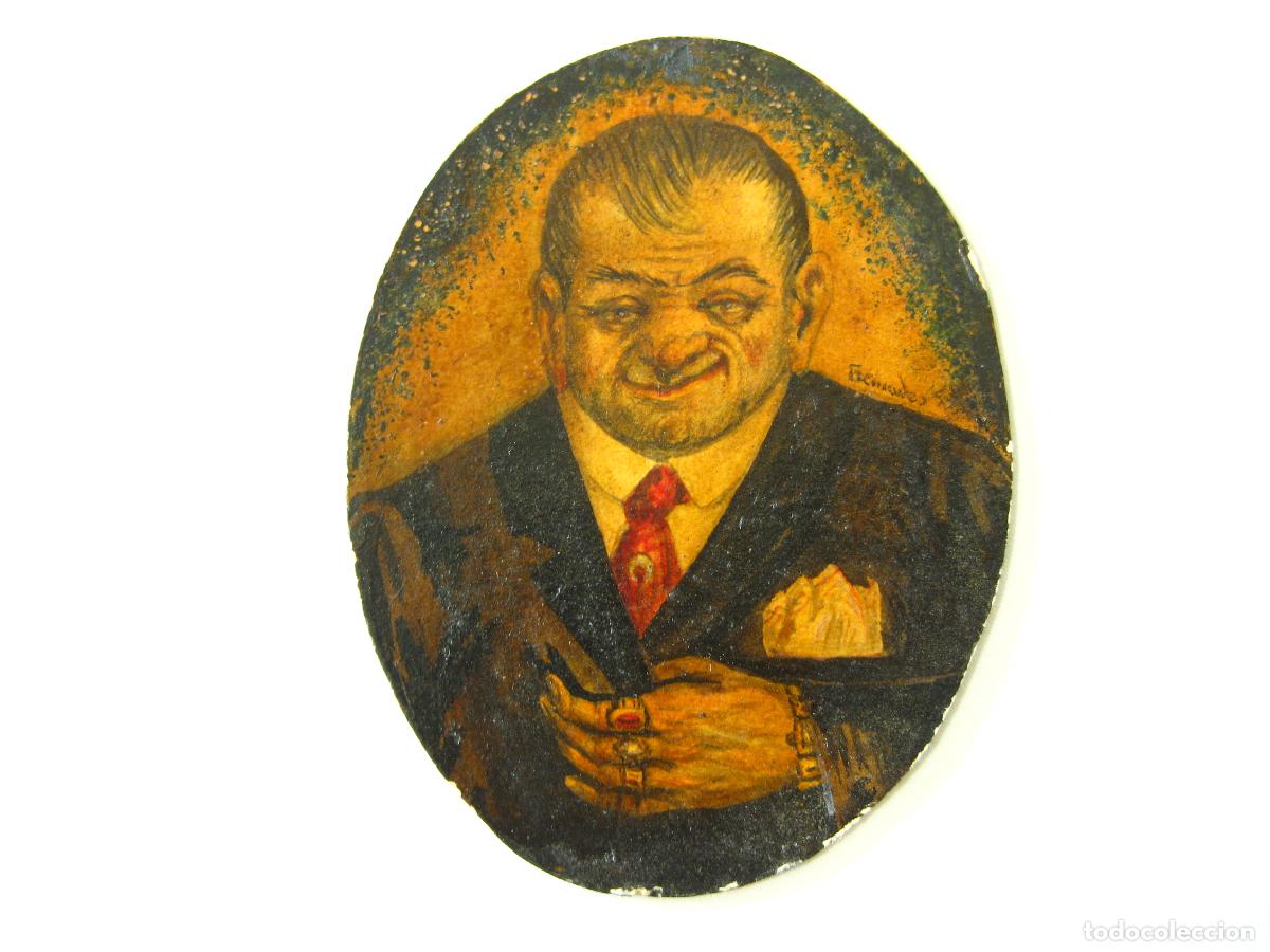 Arte: ANTIGUO DIBUJO O RETRATO ORIGINAL AL OLEO. PRINCIPIOS DEL SIGLO XX.