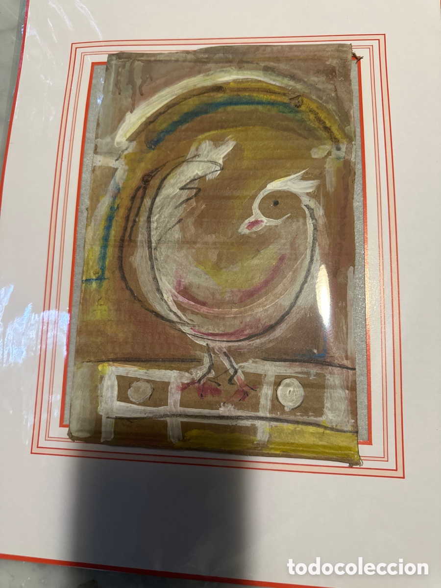 Arte: paloma que vuela sola