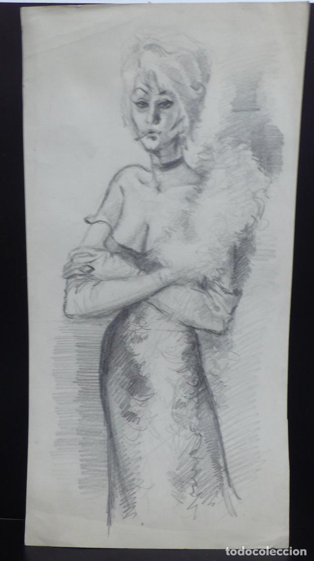 Arte: DIBUJO ORIGINAL A LAPICERO - Foto 1