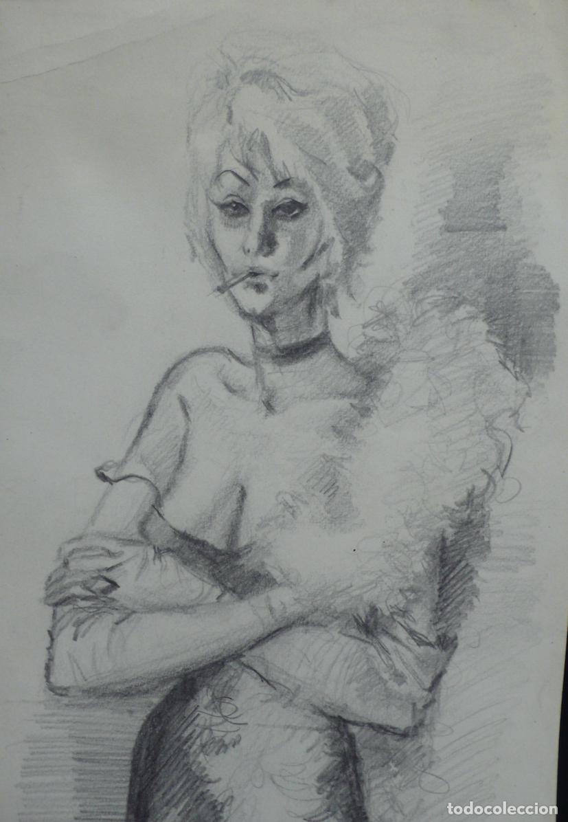 Arte: DIBUJO ORIGINAL A LAPICERO - Foto 3